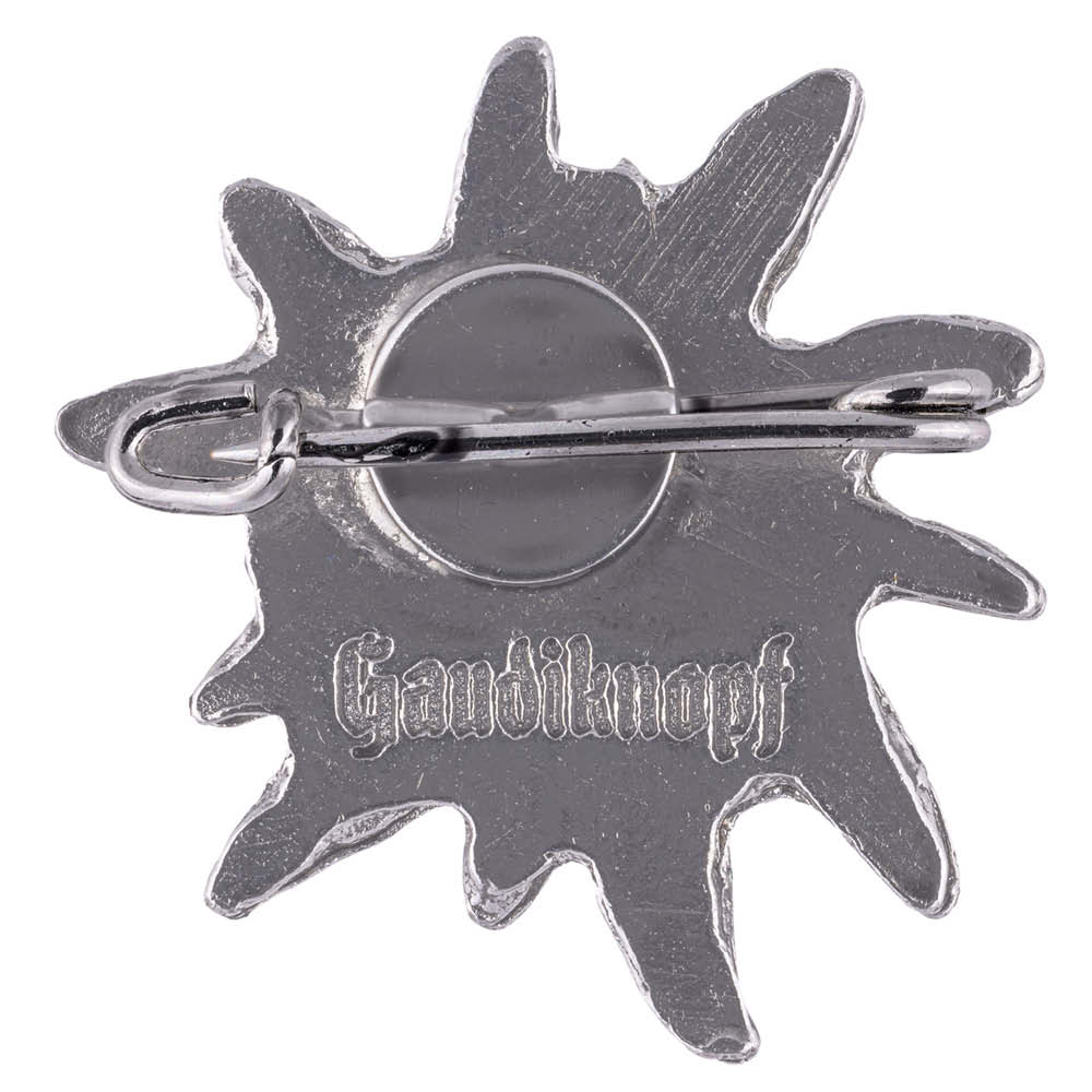Gaudiknopf Anstecker 25 mm "Edelweiß" 645809