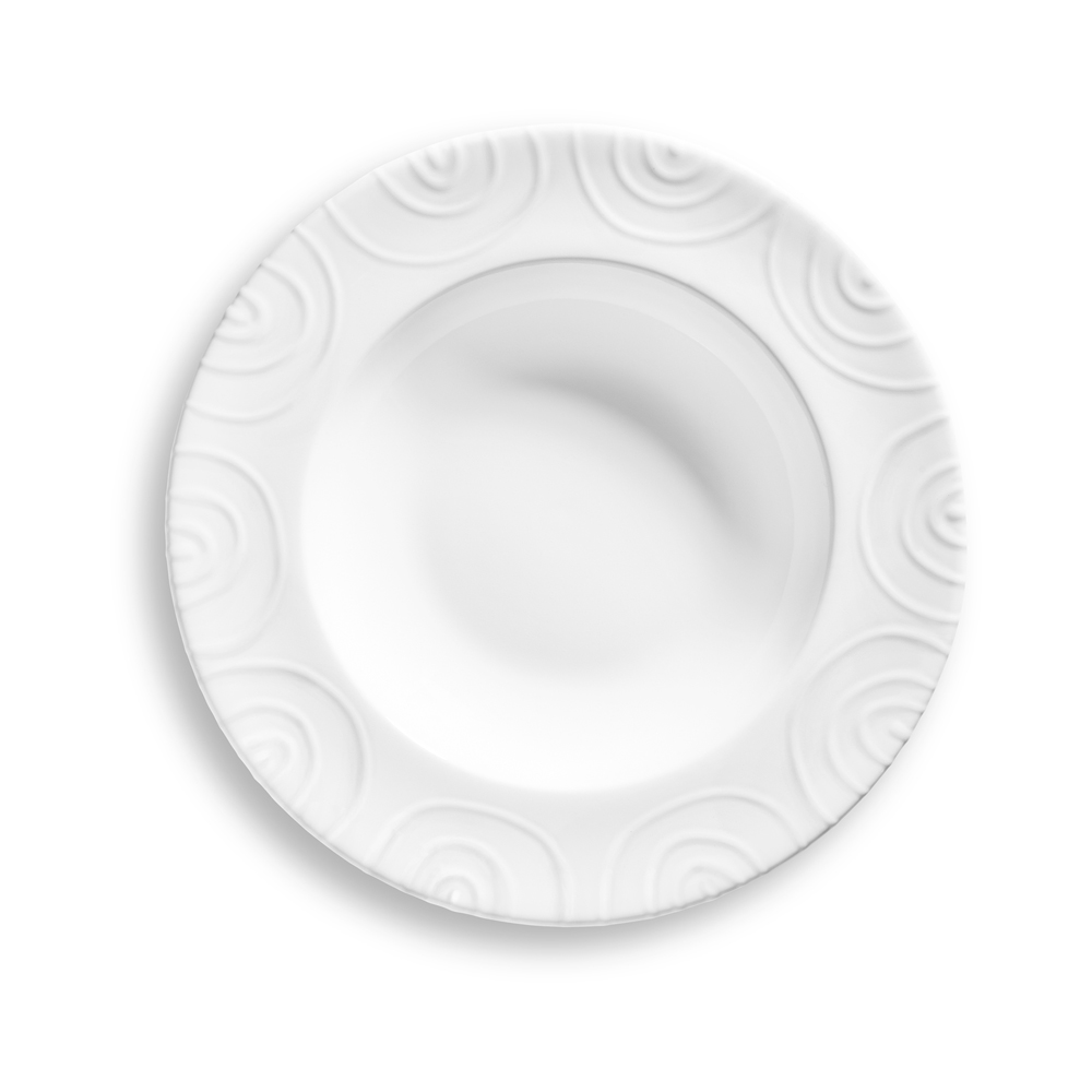 Gmundner Suppenteller Gourmet "Weißgeflammt" 575046