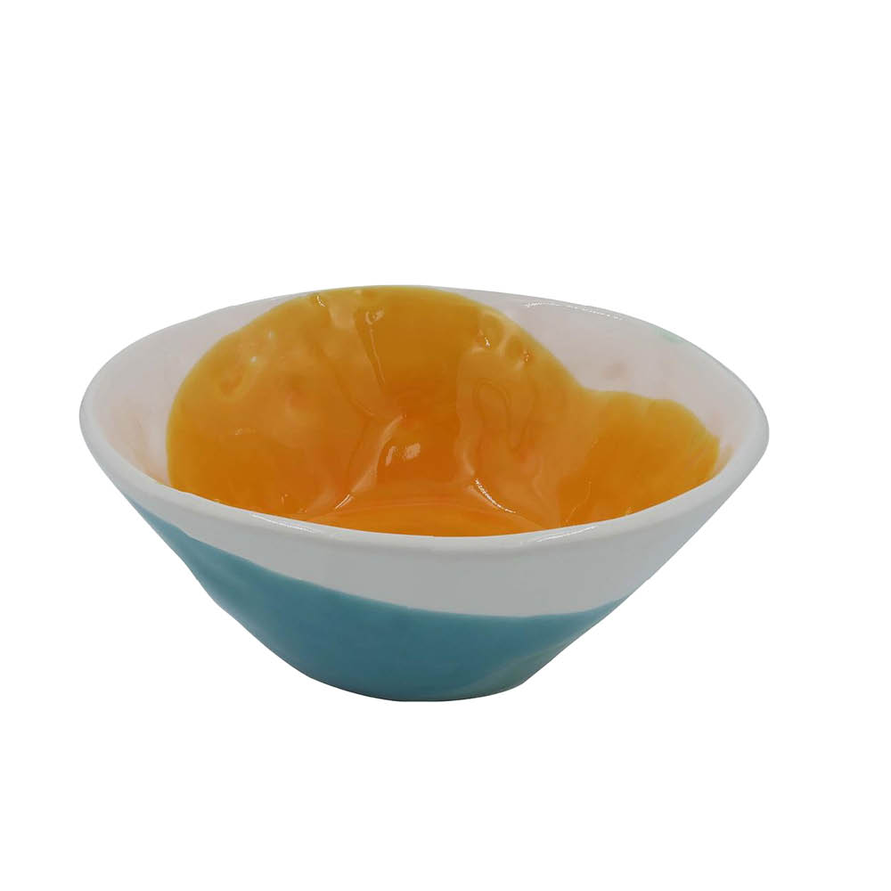 Vista Portuguese Bowl S Ø17 H7,5cm, Color Blau/Gelb 622238