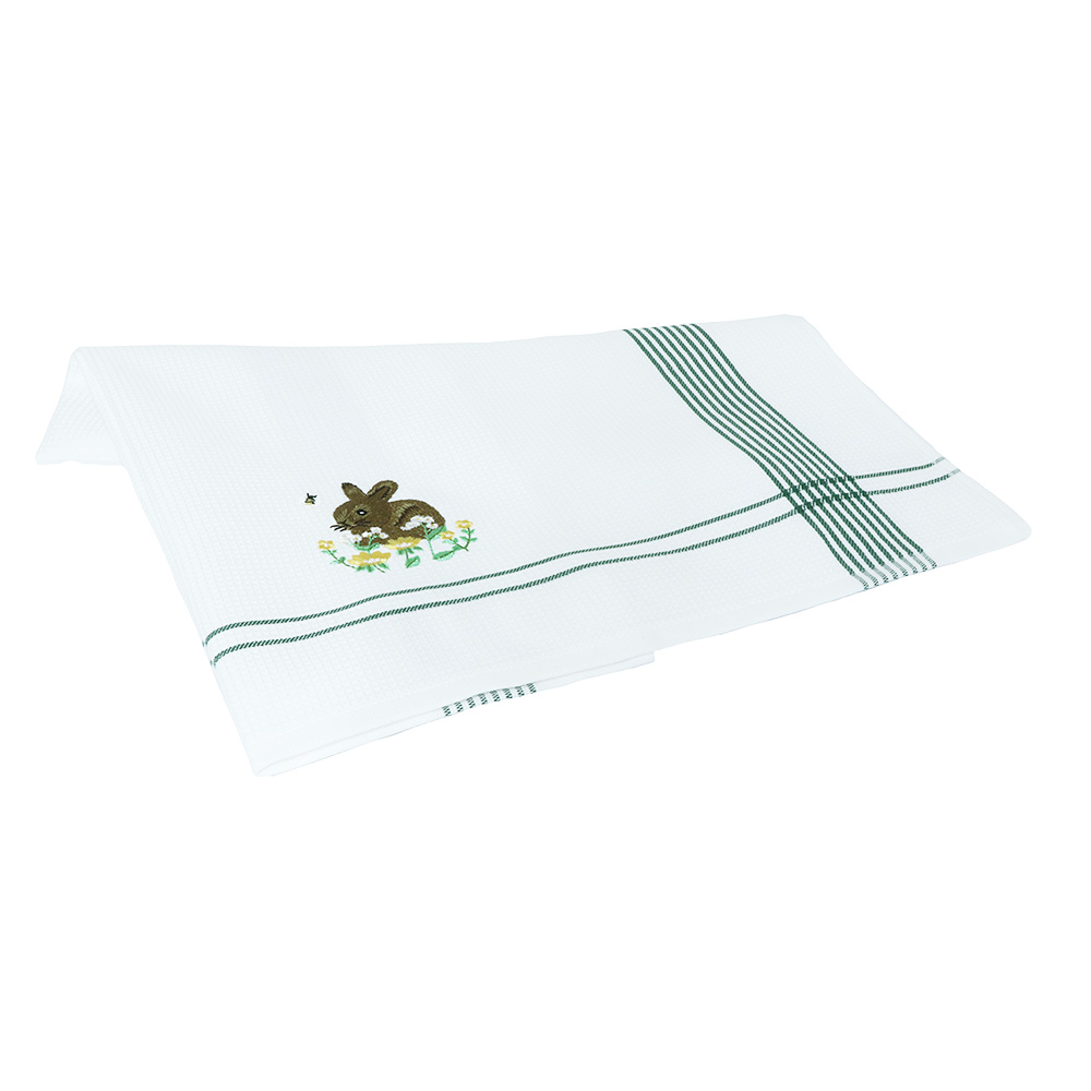 Lasa Geschirrtuch "Osterhase" grün 569316