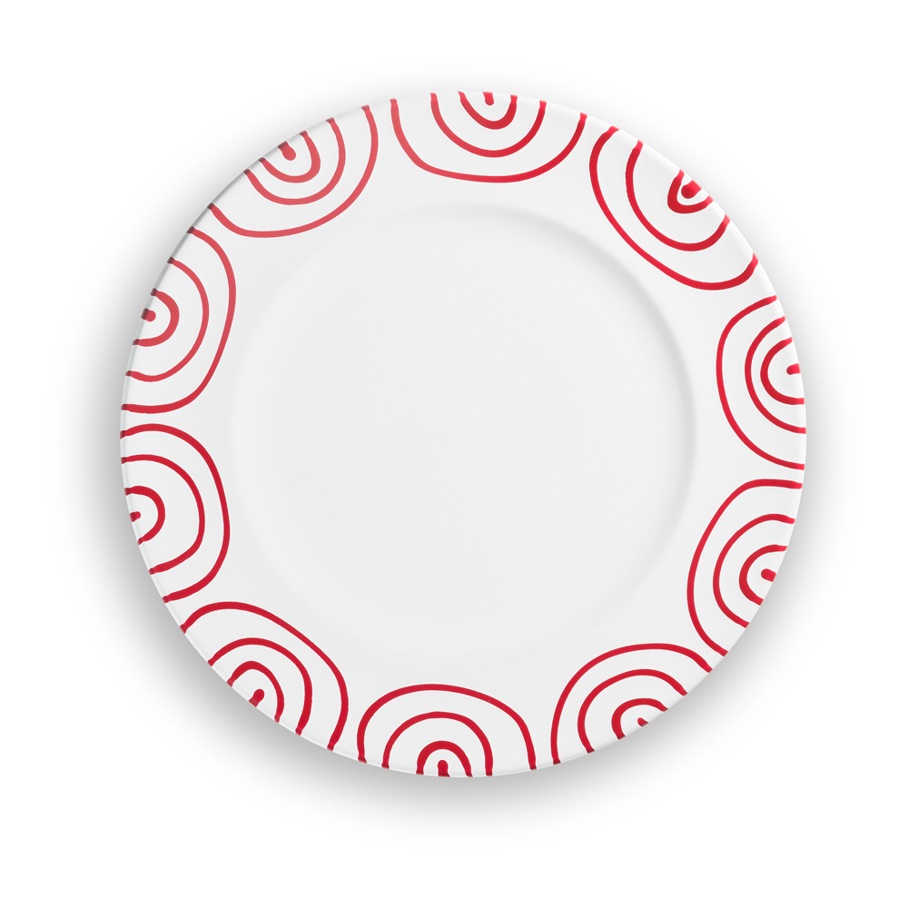 Gmundner Speiseteller Gourmet "Rotgeflammt" 370958