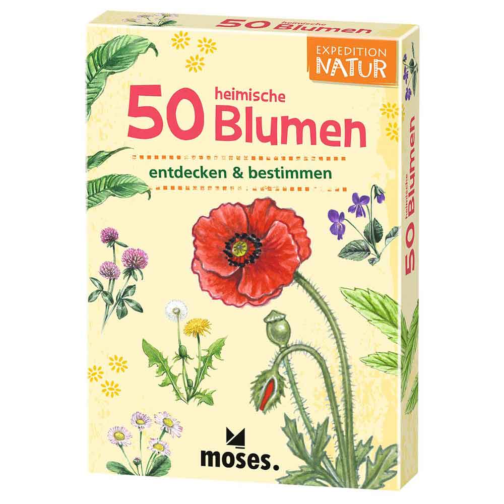 Moses Kartenset 50 heimische Blumen
