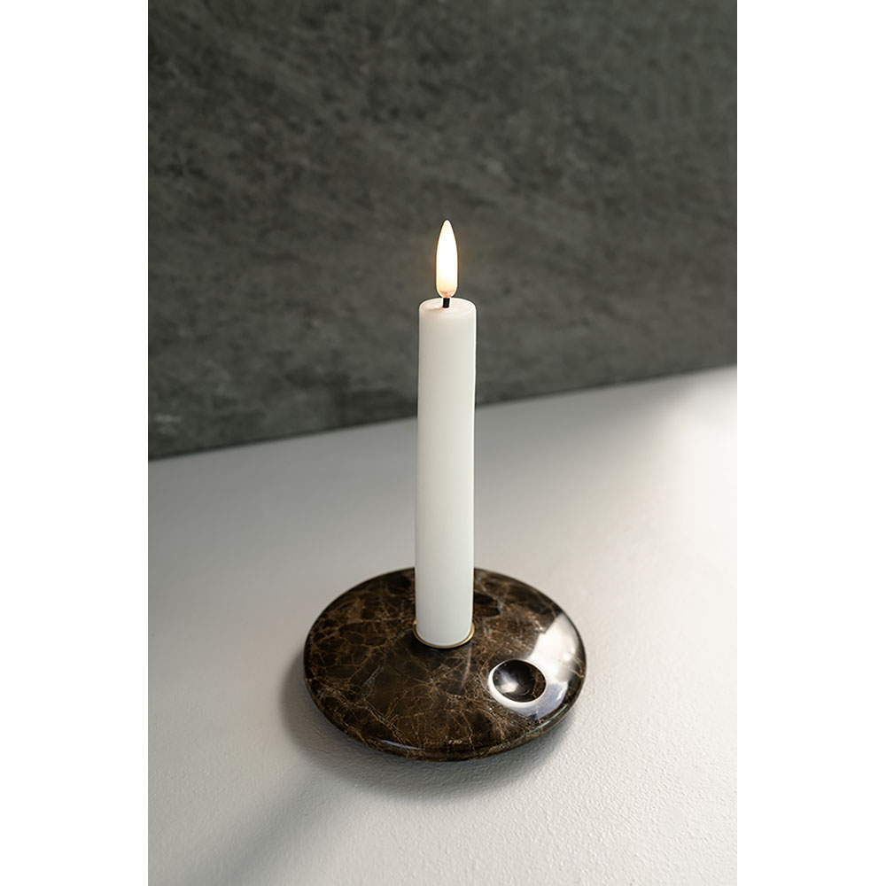 Uyuni 2er Set LED-Stabkerzen "Taper" weiß 617634