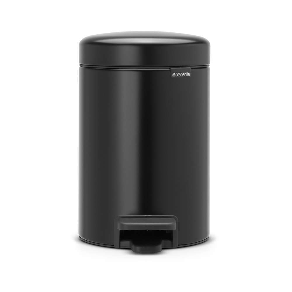 Brabantia Treteimer "NewIcon" 3 L, Matt Black 560157