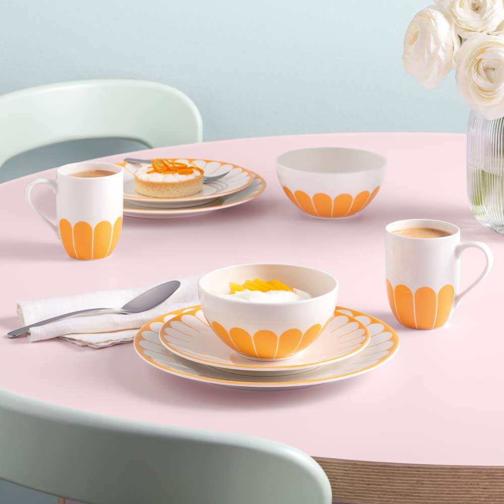 Villeroy & Boch Henkelbecher "Fleur" Gelb 654158