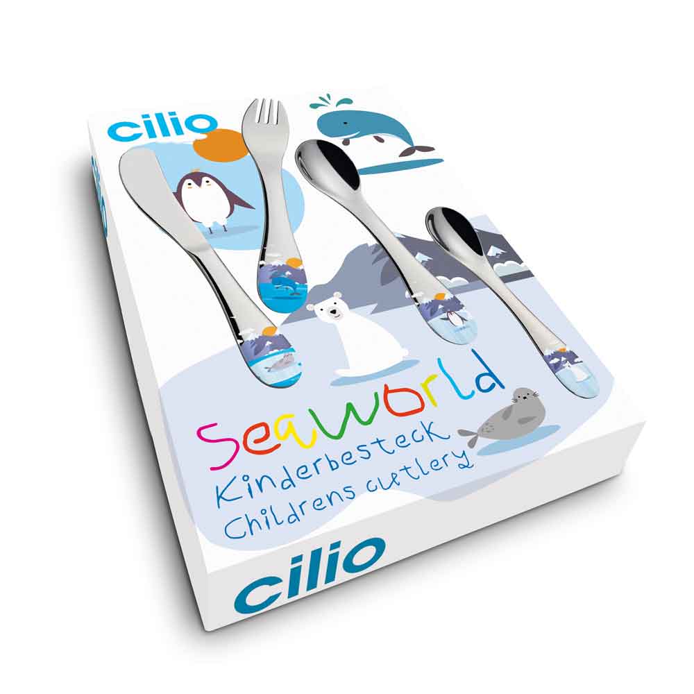 Cilio Kinderbesteck "SEAWORLD" 4tlg.