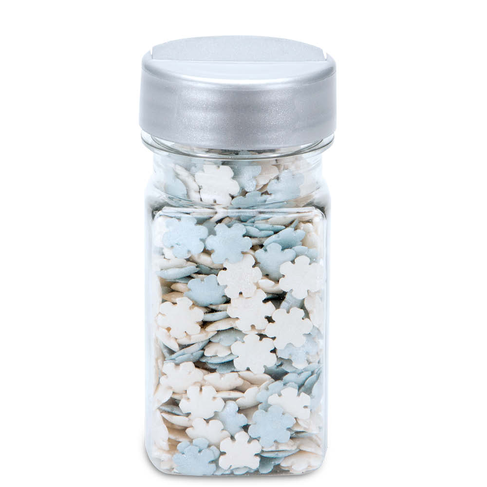 Städter Streudekor-Mix "Schneeflocke weiß/blau" 579233