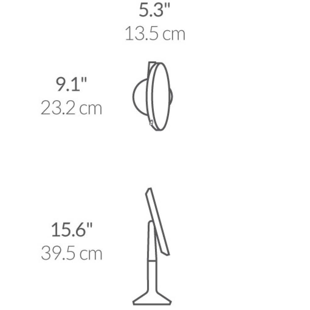 Simplehuman Sensorspiegel "trio" 578756