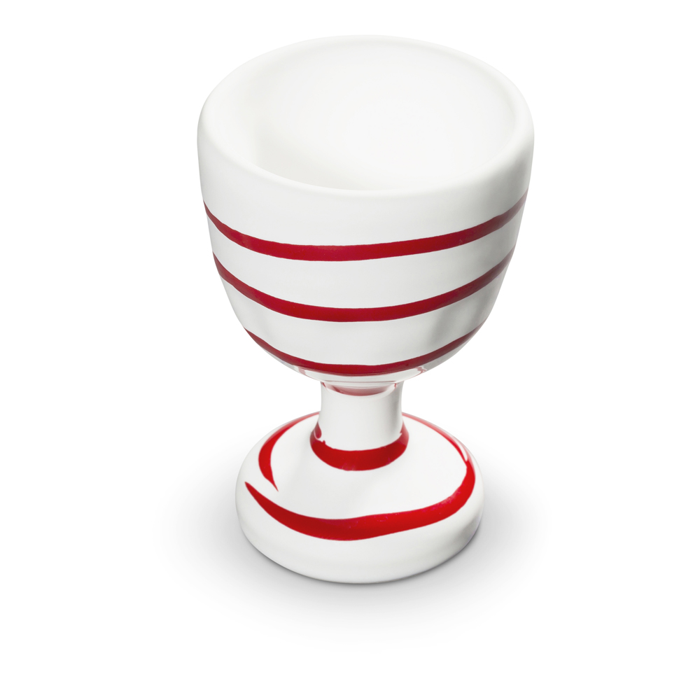 Gmundner Eierbecher klassisch "Rotgeflammt" 380376