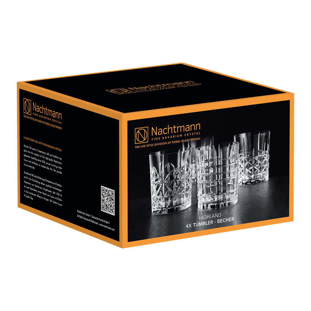 Nachtmann Whiskyglas "Highland" 4er Set 507016