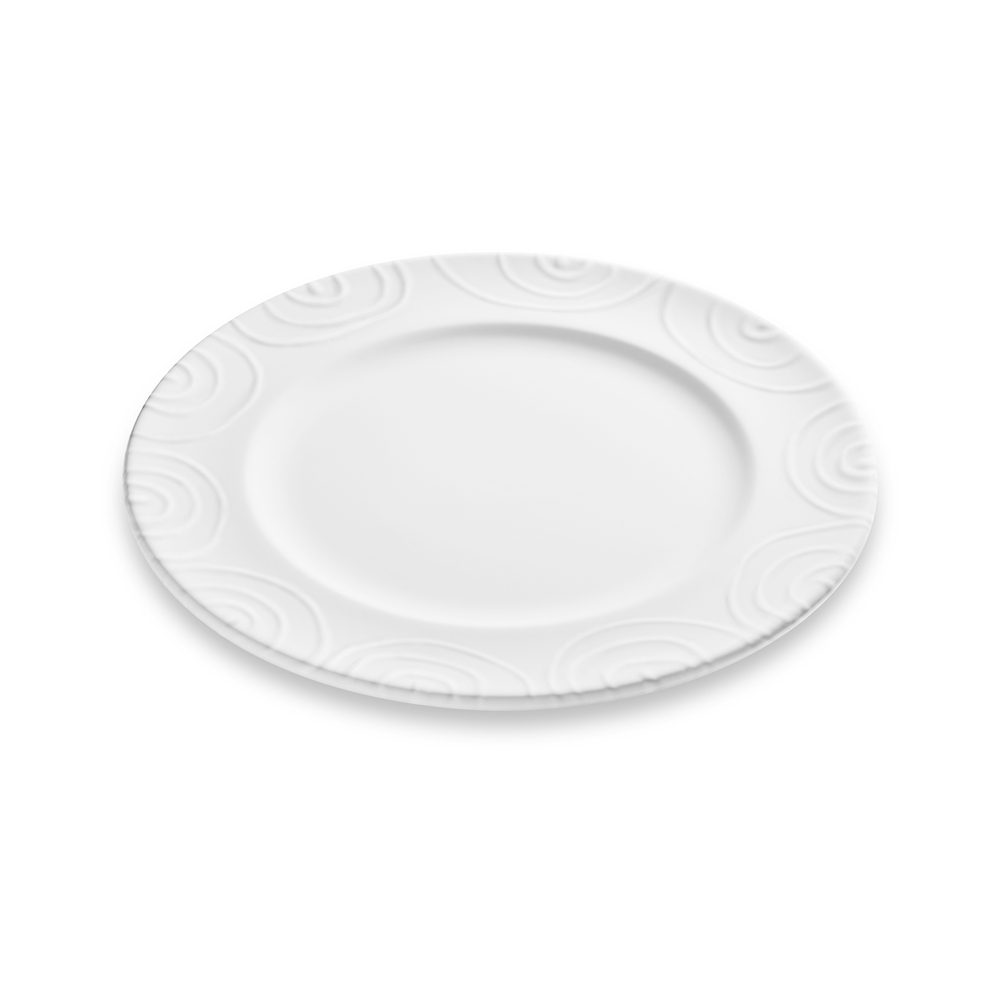 Gmundner Speiseteller Gourmet "Weißgeflammt" 575047