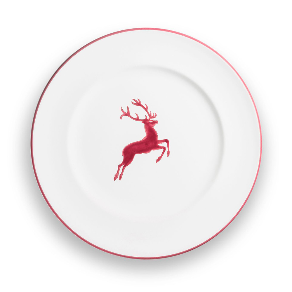 Gmundner Speiseteller Gourmet "Bordeauxroter Hirsch" 378969