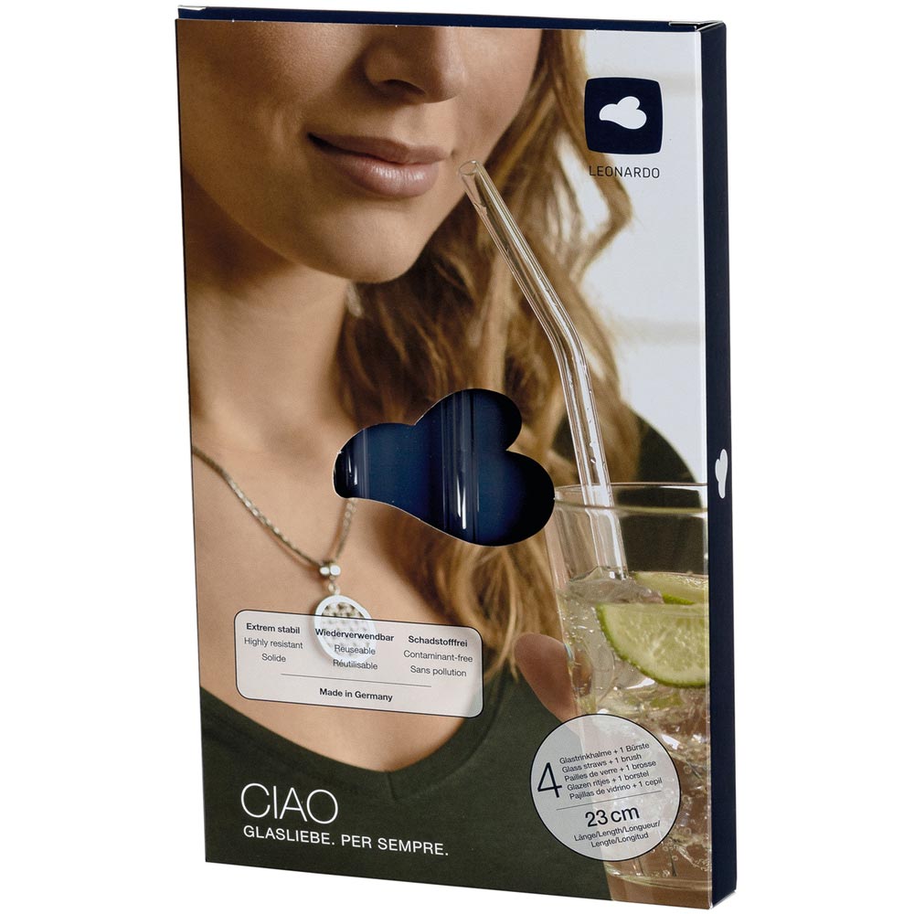 Leonardo Glastrinkhalme geknickt ''Ciao'' 573378