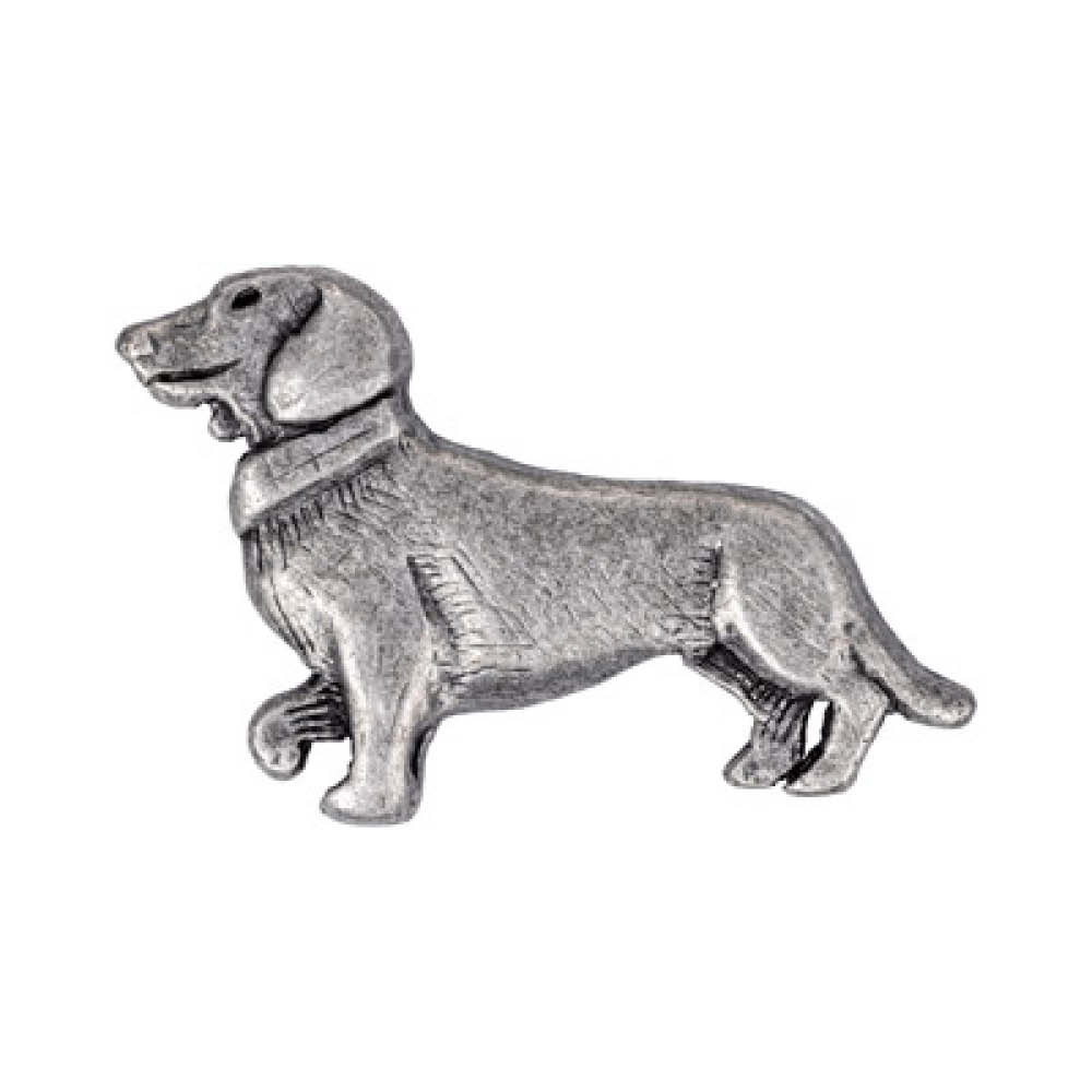 Gaudiknopf Pin 15 mm "Dackel" 645810