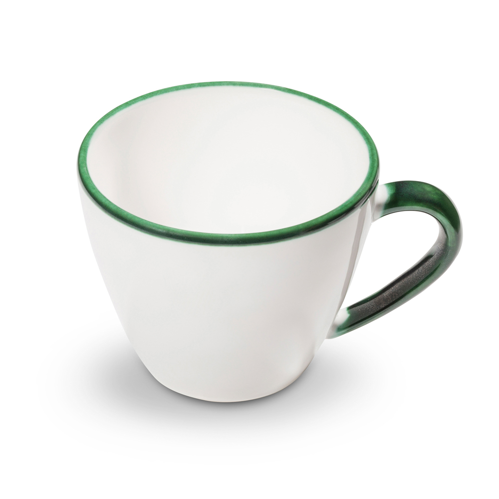 Gmundner Kaffeetasse Gourmet "Grüner Rand" 484127