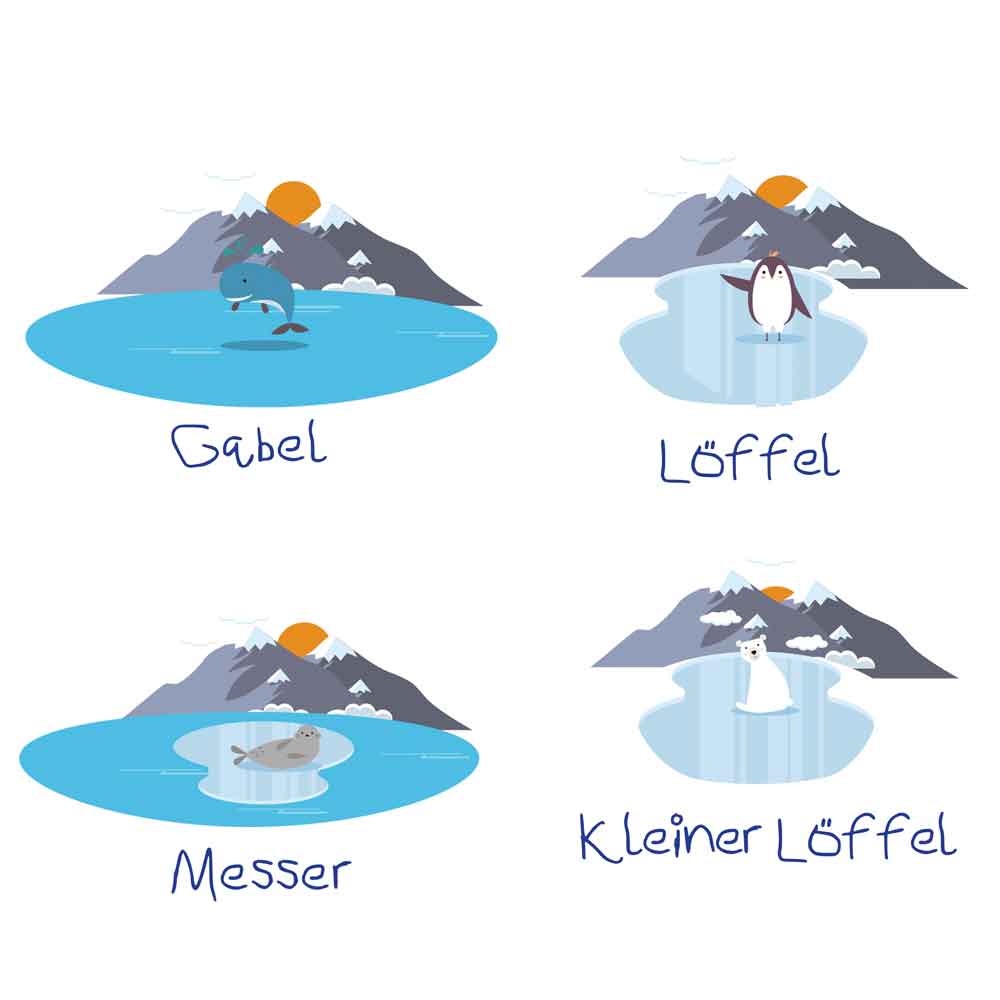 Cilio Kinderbesteck "SEAWORLD" 4tlg.