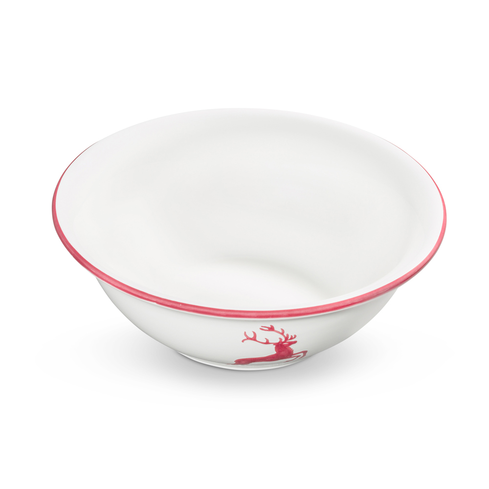 Gmundner Salatschüssel "Bordeauxroter Hirsch" 378873