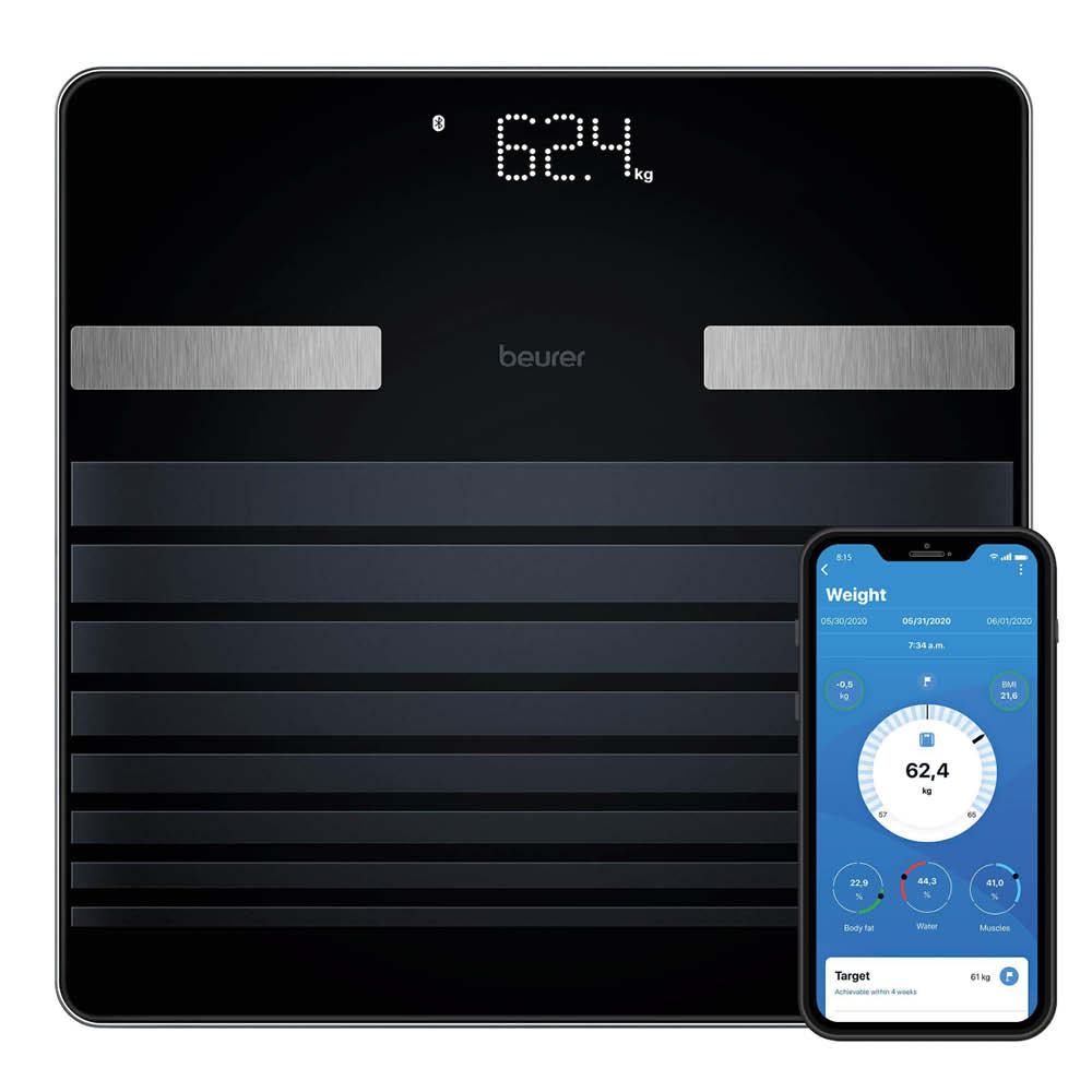 Beurer Diagnosewaage mit Gesundheitswerten + App "BF 451" Limited Edition