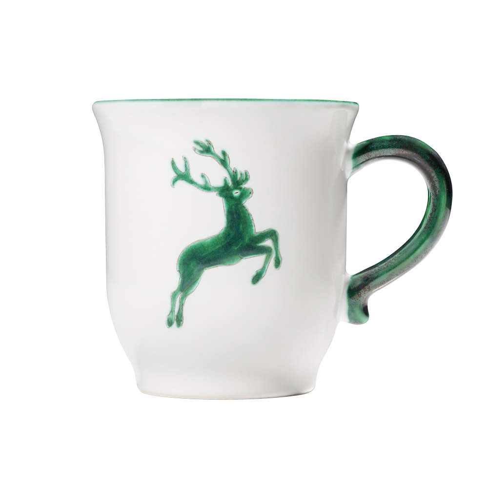 Gmundner Schokotasse "Grüner Hirsch" 2.Wahl 
