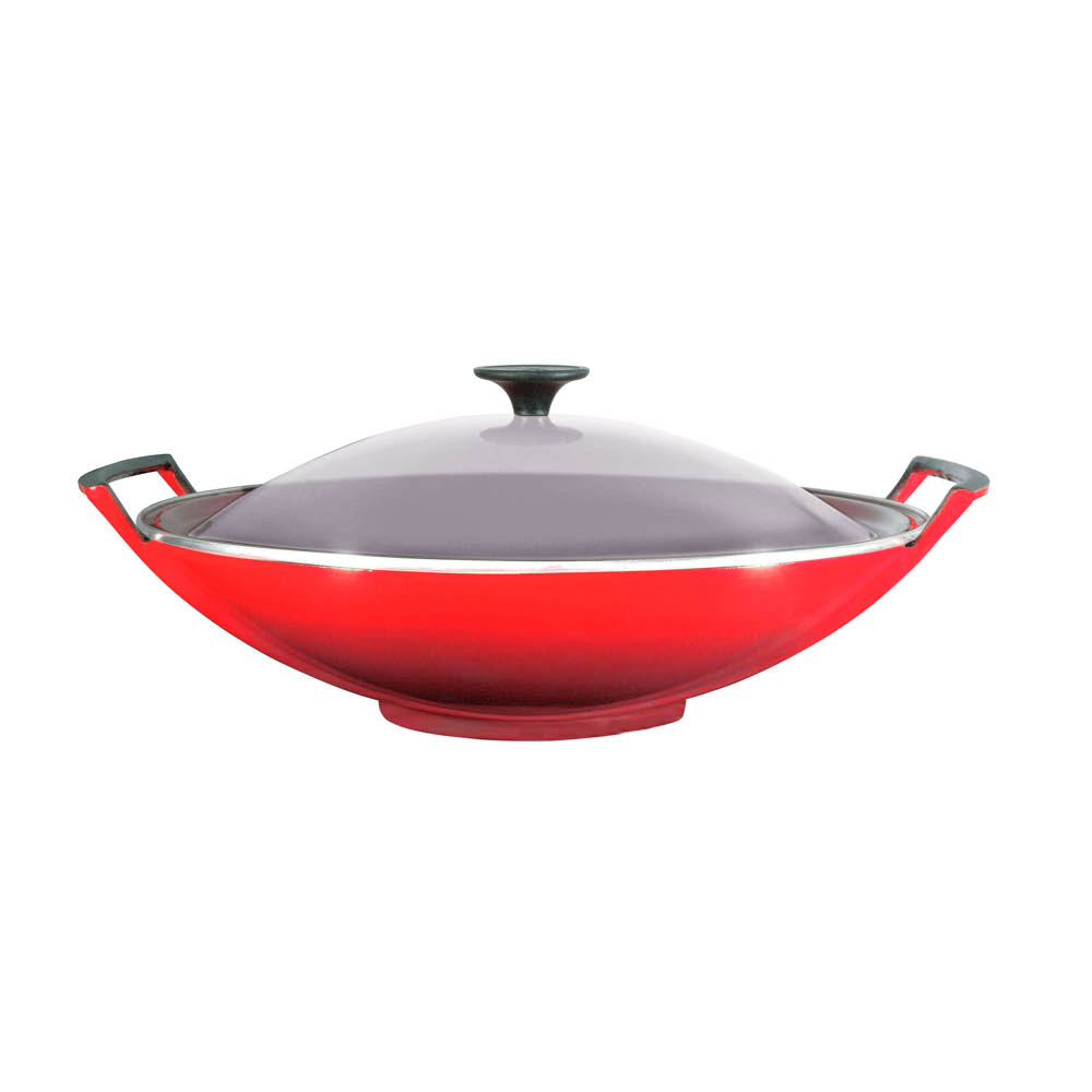 Le Creuset Guss-Wok mit Deckel 36 cm 603963