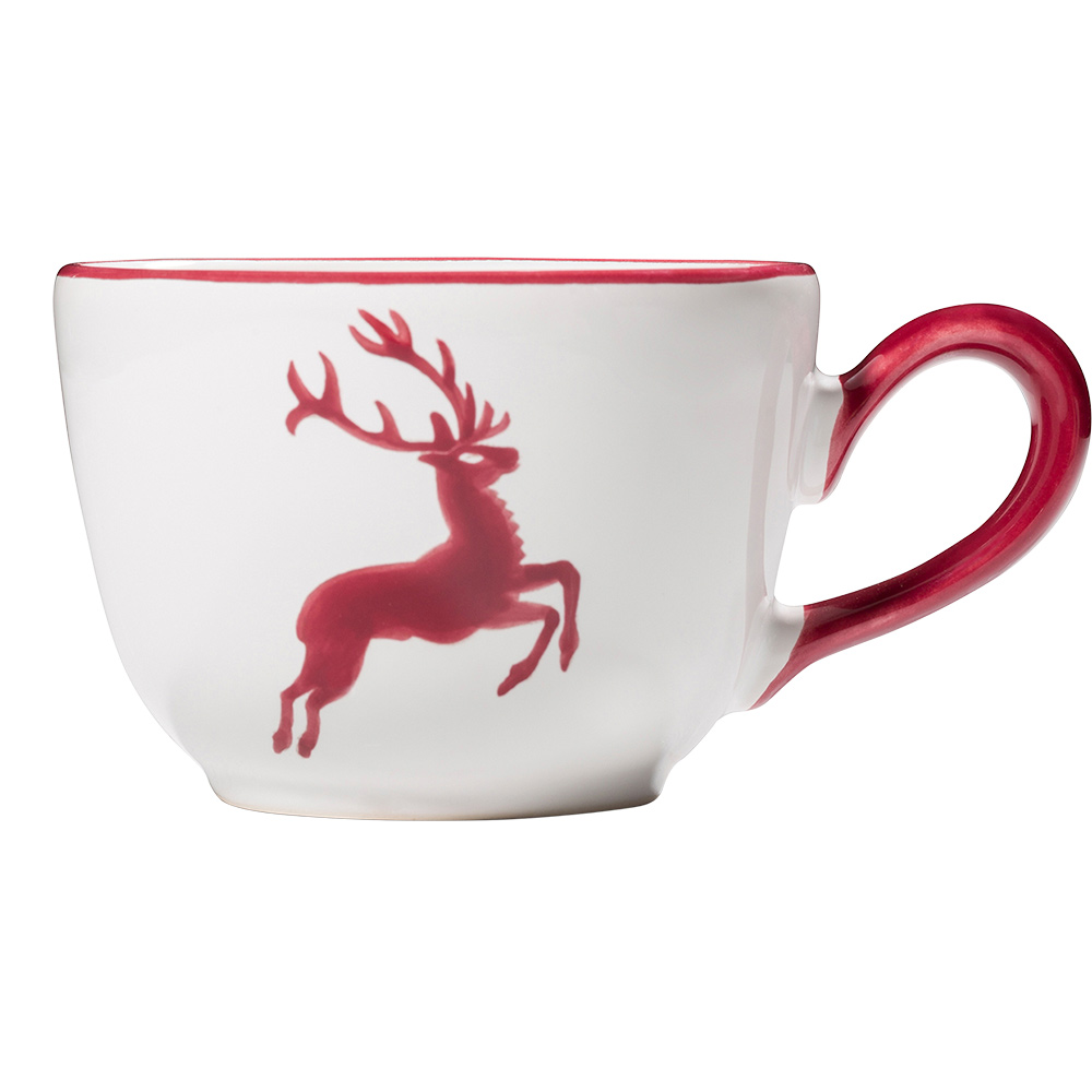 Gmundner Kaffeekanne "Bordeauxroter Hirsch" 526505