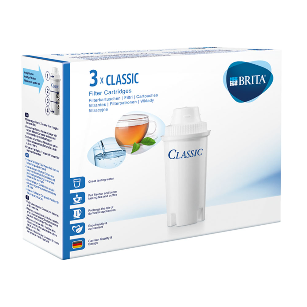 BRITA Wasserfilter-Kartusche "Classic" 3er Pack 271271