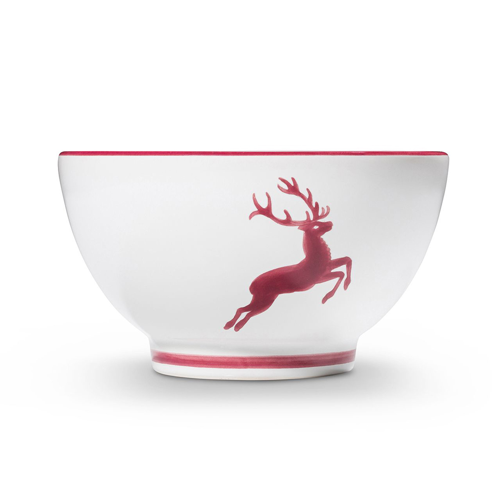Gmundner Müslischale "Bordeauxroter Hirsch" 378871
