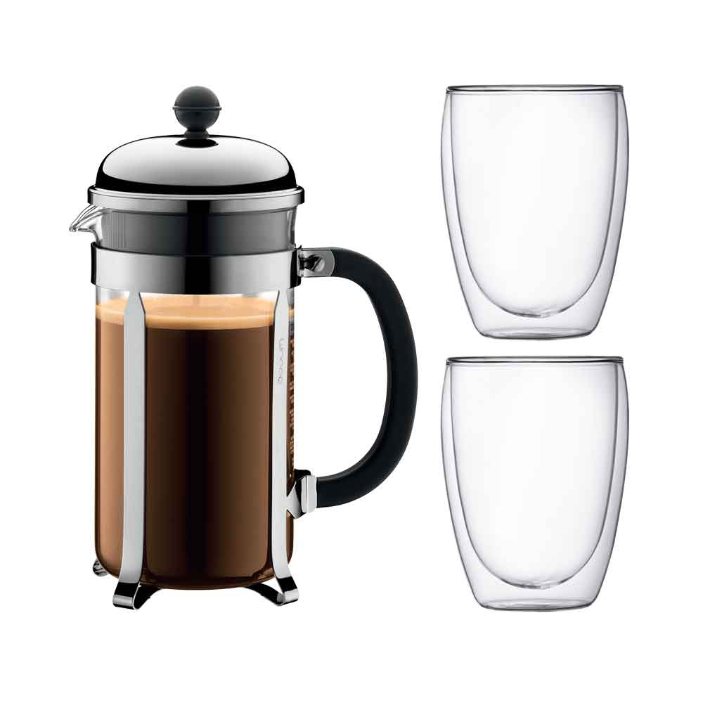 Bodum "CHAMBORD" Kaffeebereiter Set 646954