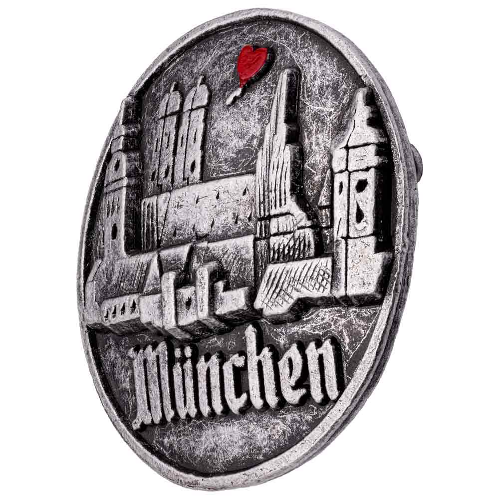 Gaudiknopf "Ein Herz für München" - Anstecker "Tradition" 658481