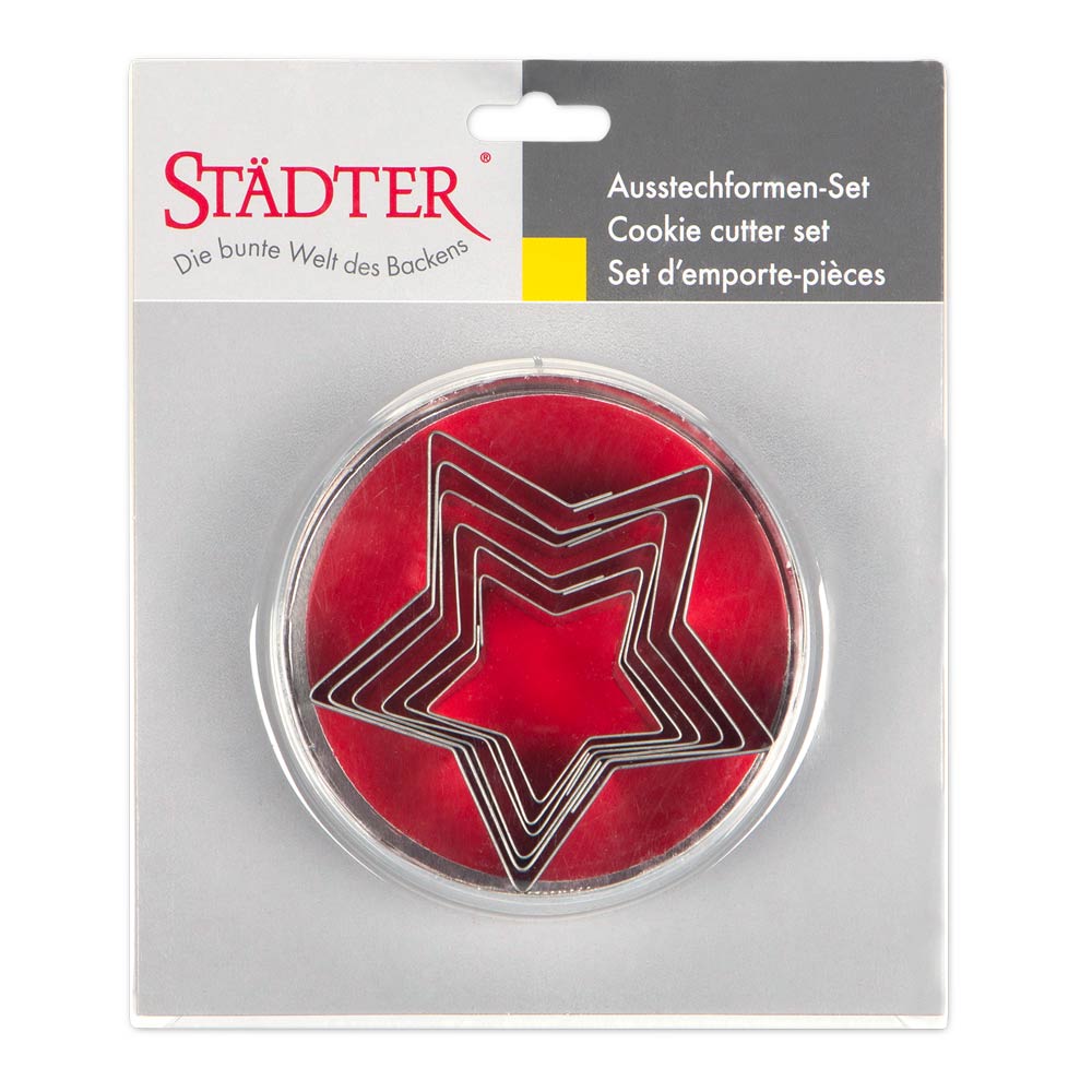 Städter Ausstecher 6er-Set "Sterne" 397462