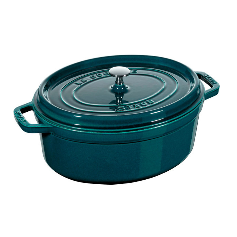 Staub Cocotte aus Gusseisen 33 cm, La Mer 576258