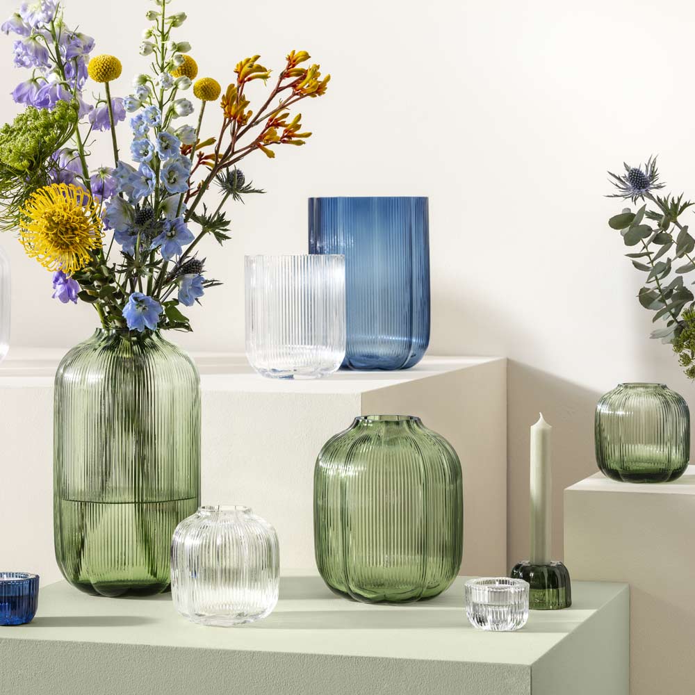 Villeroy & Boch Kerzenständer 2 in 1 "Fleur " Grün 653445