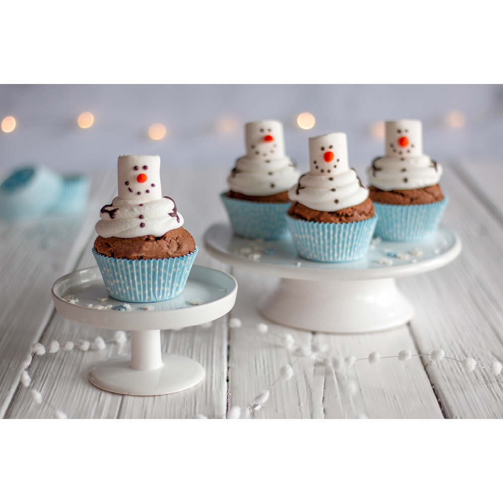 Städter Papier-Backförmchen 50er "Eiskristall" 632666