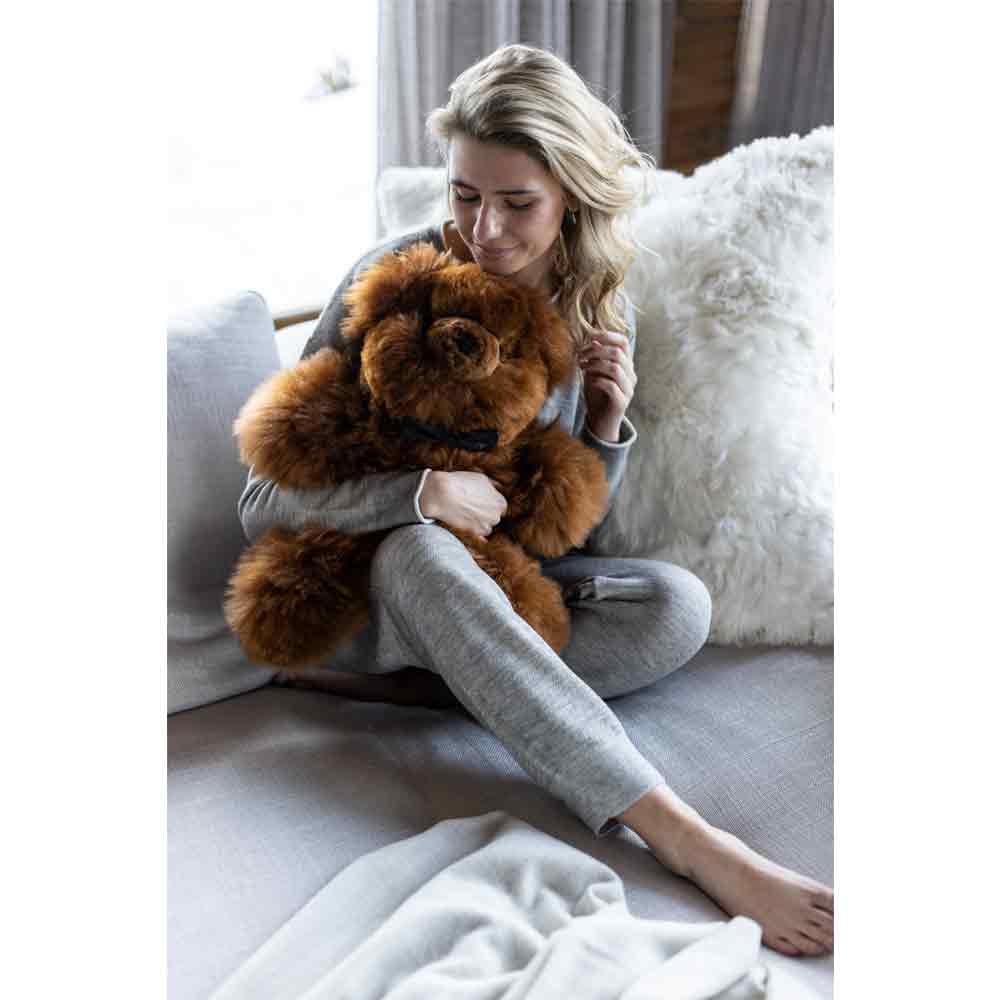 Weich Alpaka Fell Stofftier "PELU" 646702