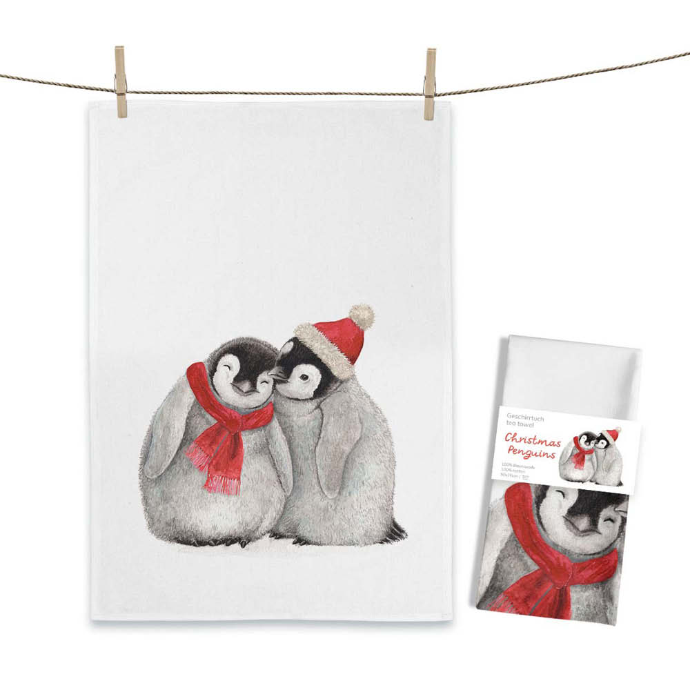 Maluu Geschirrtuch "Christmas Penguins" 645123