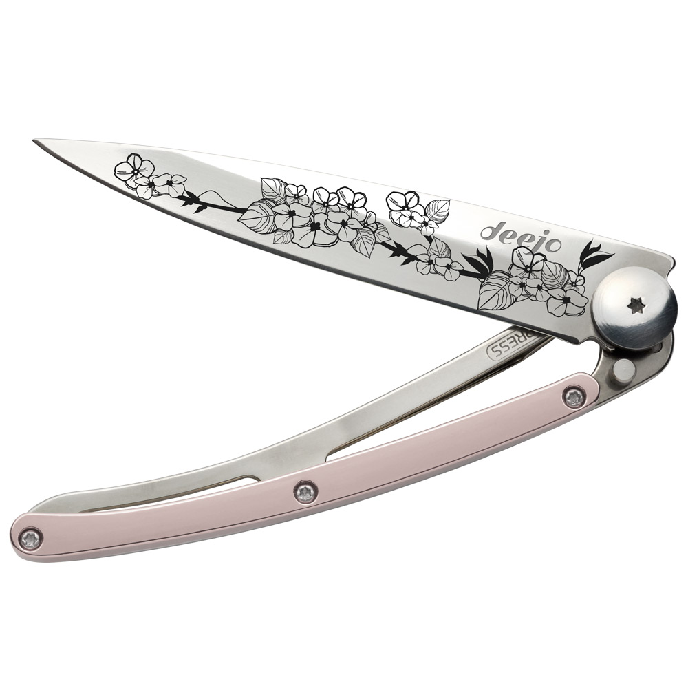 Deejo Taschenmesser Roségold "Kirschblüte" 27g 606911
