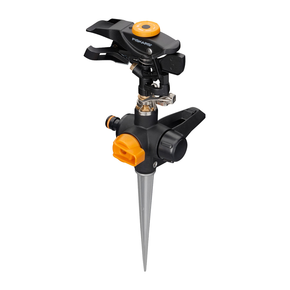 Fiskars Pulsierender Sprinkler mit Erdspieß, On/Off 586802