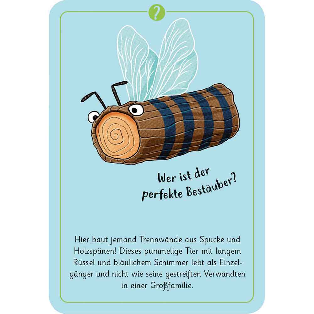 Moses Kartenset 50 Tierrätsel - Insekten "Expedition Natur"