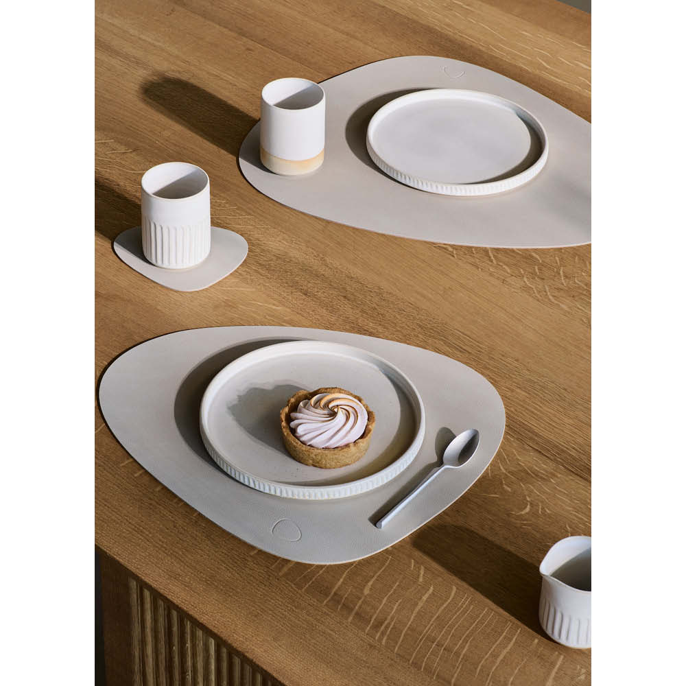 Lind DNA Tischset "Curve Nupo" Oyster White 626678