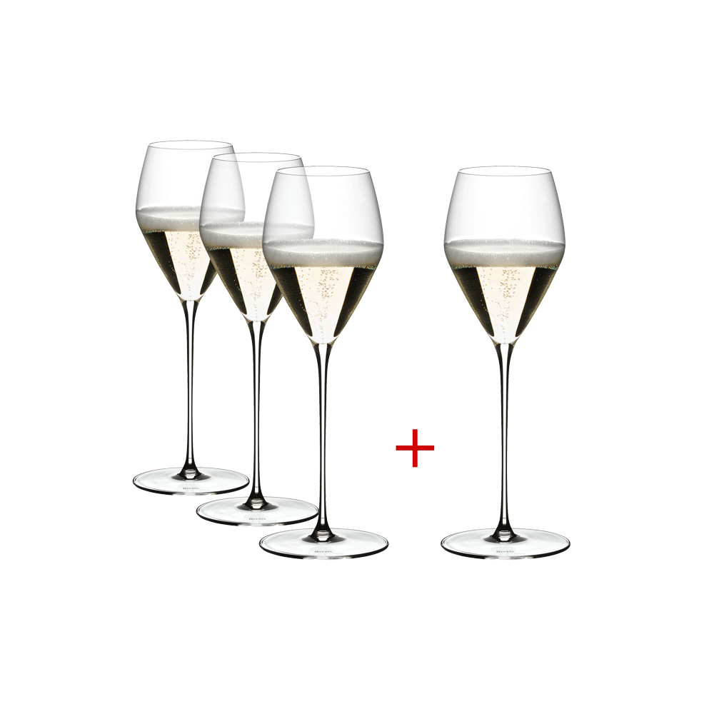 Riedel Champagner 4er Set "Veloce" 649968