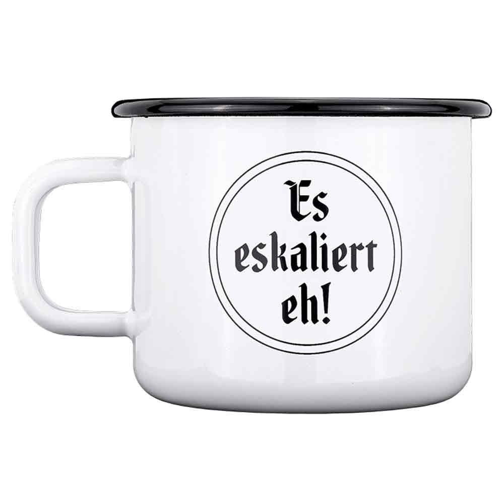 Gaudiknopf Haferl "Es eskaliert eh!" 654453