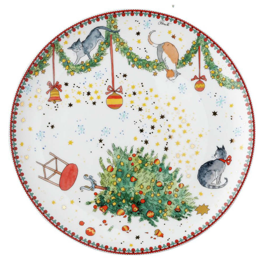 Hutschenreuther Teller flach "Weihnachtsleuchten 2" 641737