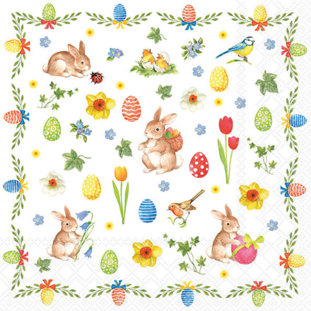 Ambiente Serviett "Easter Collage" 636154