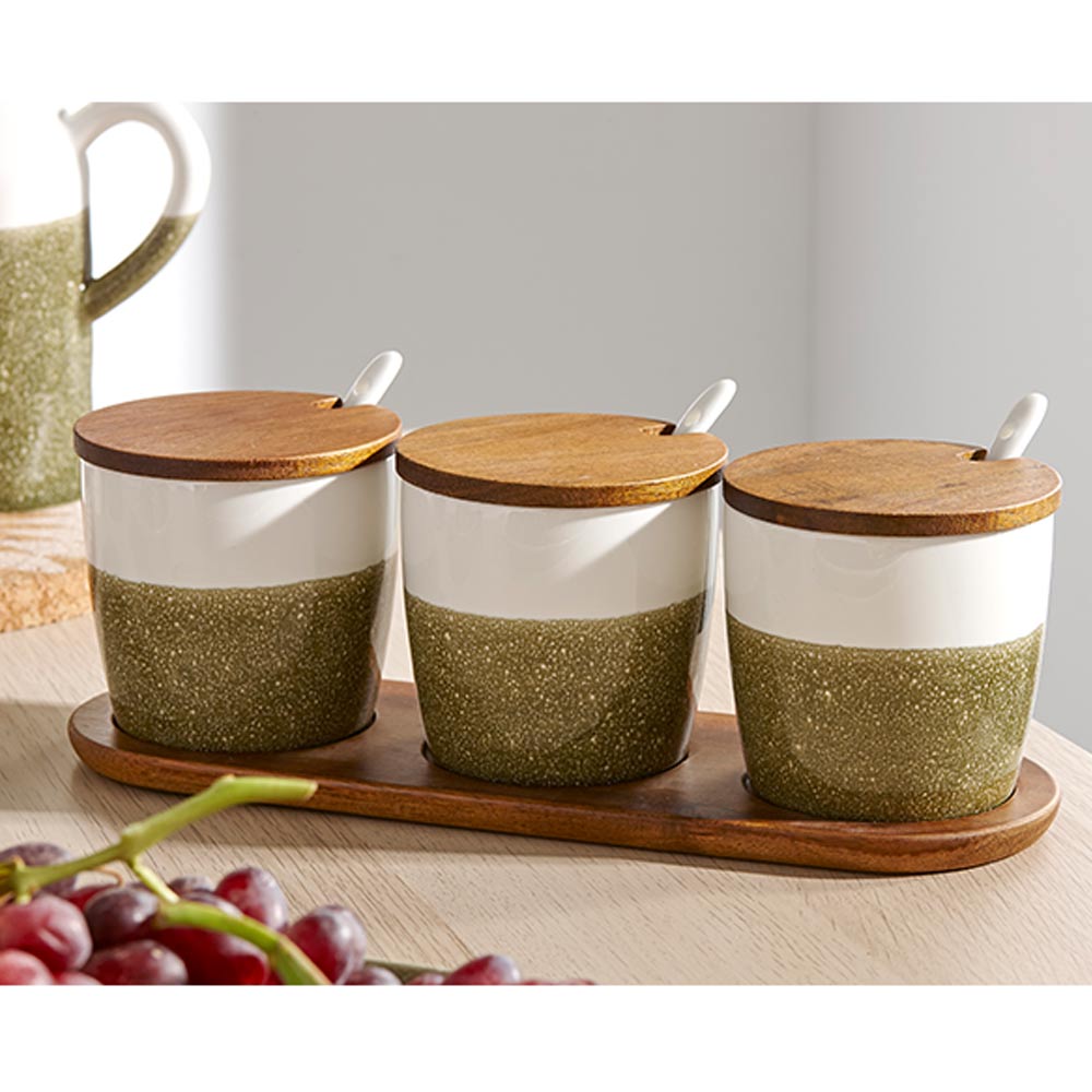 Ladelle Dosen-Set mit Löffeln "Sanctuary Reactive" 3-tlg. 615041