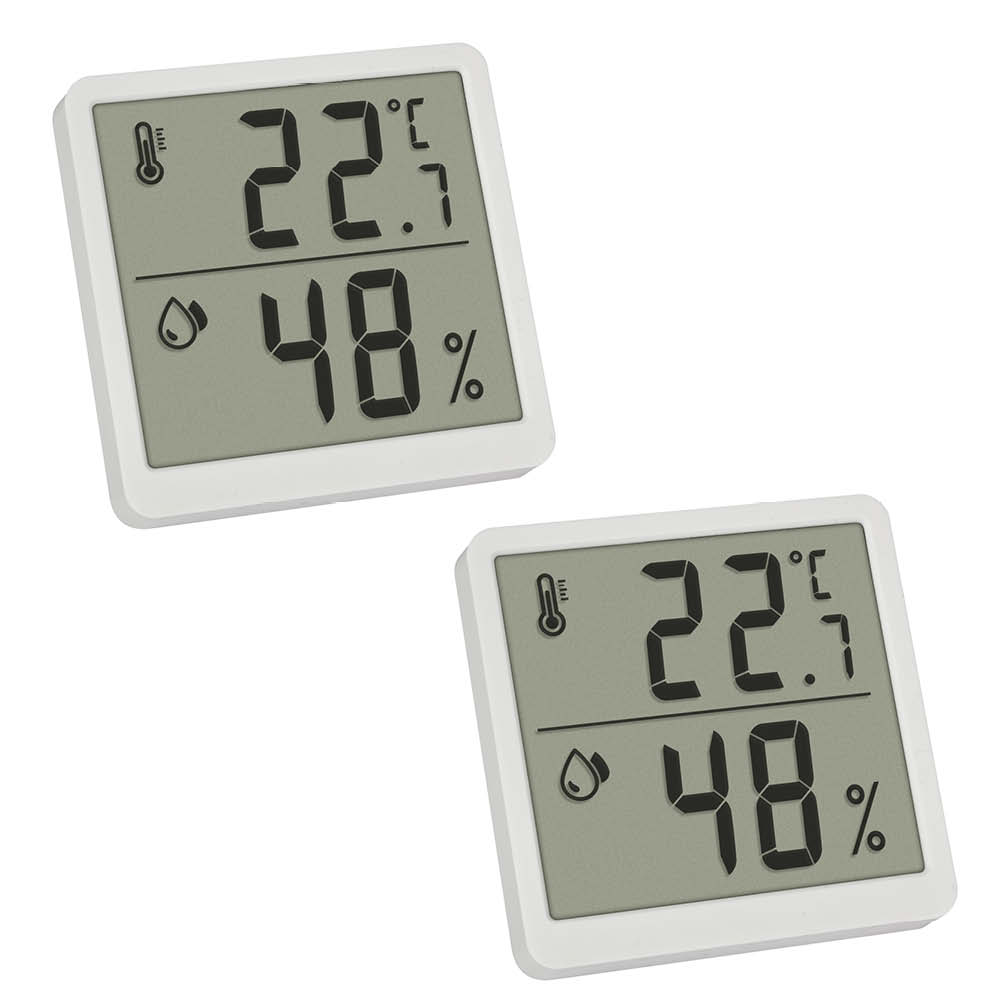TFA 2er Set Digitales Thermo-Hygrometer 