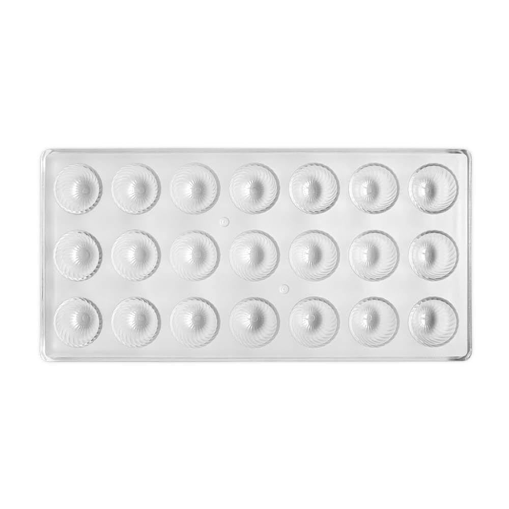 Städter Pralinenformer Kuppel geriffelt 631714