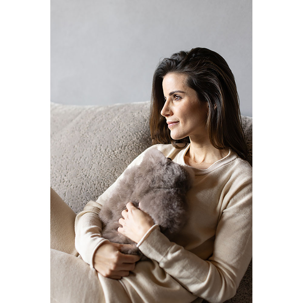 Weich Alpaka Fell Wärmflasche "CALMO" 636603