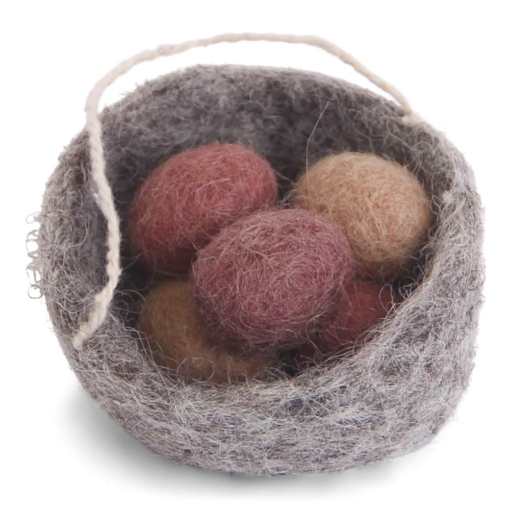 En Gry & Sif Nest mit Eier pink 610334