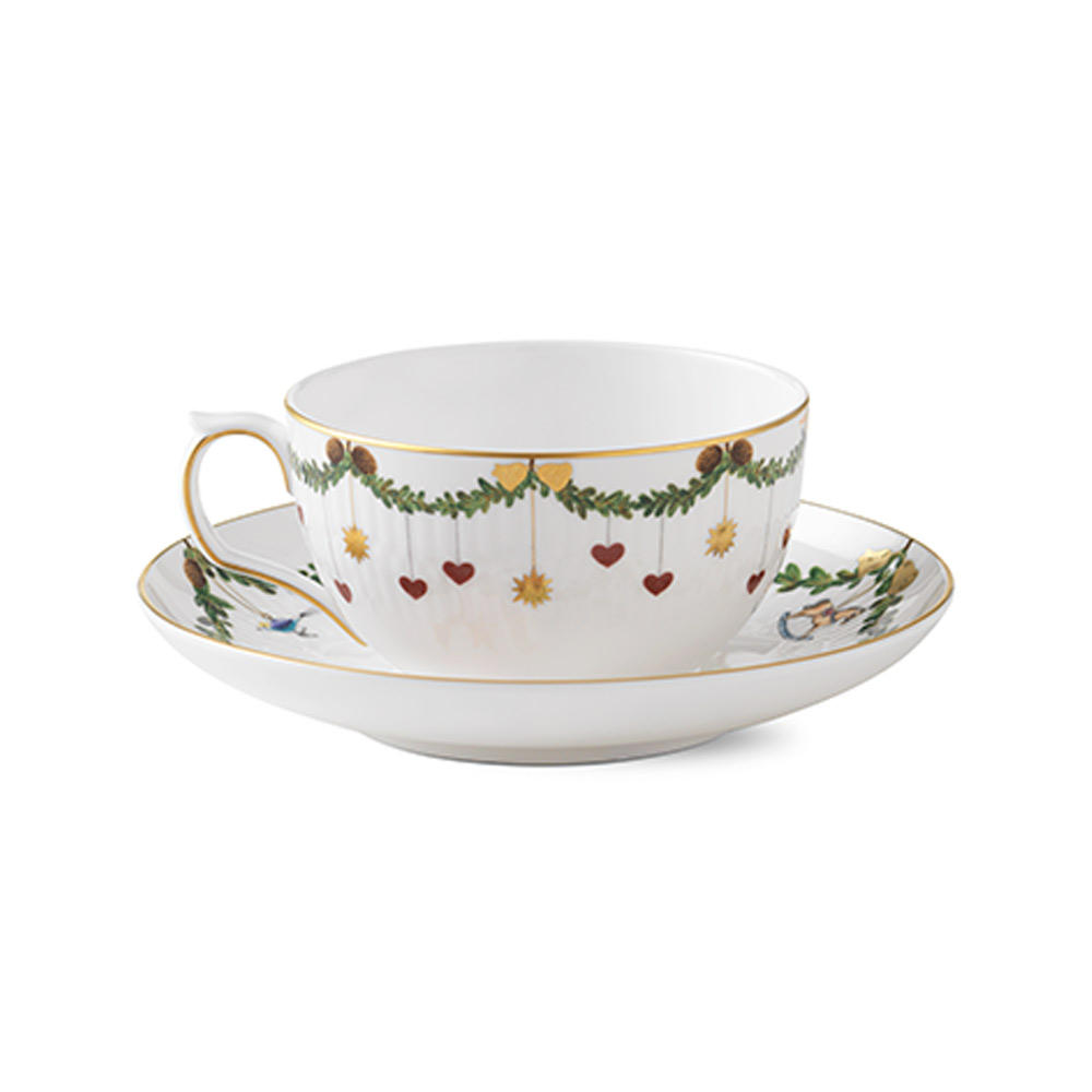 Royal Copenhagen Teetasse "Star Fluted Christmas" 513885