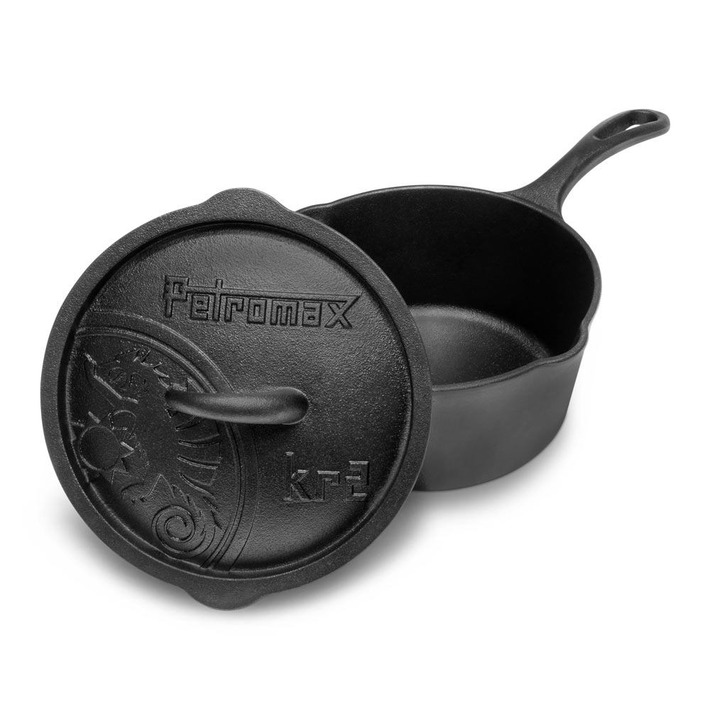 Petromax Gusseiserne Kasserolle "kr2" mit Deckel 620627